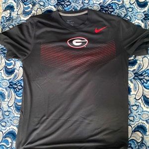 Nike Dri Fit Georgia UGA Bulldogs T Shirt